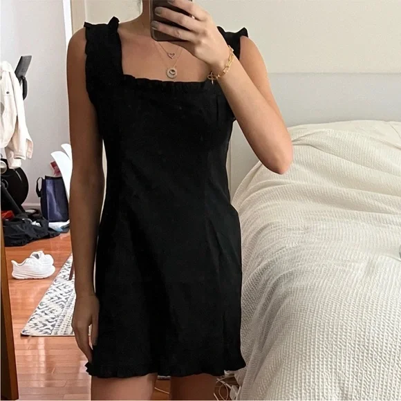 J Crew Ruffle Mini Dress - Picture 4 of 5